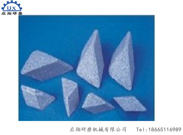 斜三角研磨石、棕剛玉研磨石,去毛邊研磨石